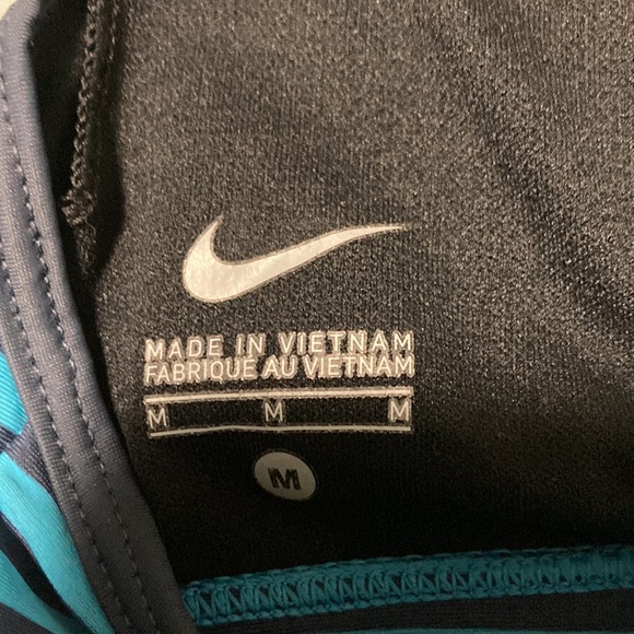 Nike turquoise, and navy workout shirt - Picture 3 of 3